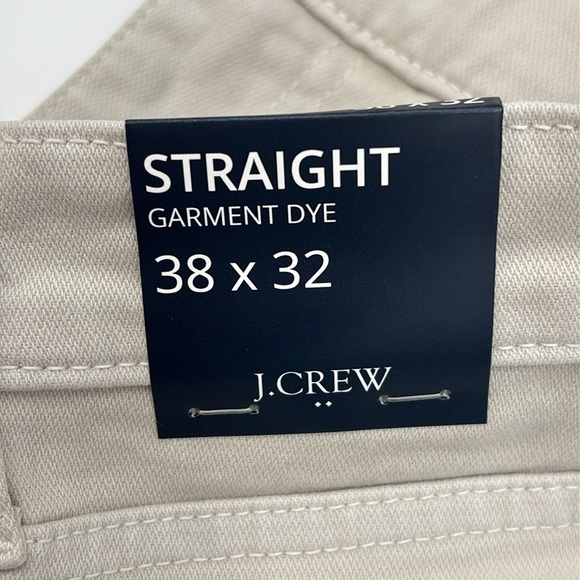 J Crew Factory Straight-fit garment-dyed five-pocket pant Stone 38/32 NWT BW460 - Picture 6 of 12